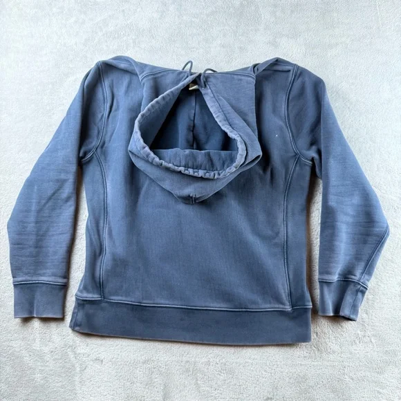 J. Crew Sportswear Heritage Navy Pullover Hoodie - Picture 7 of 9